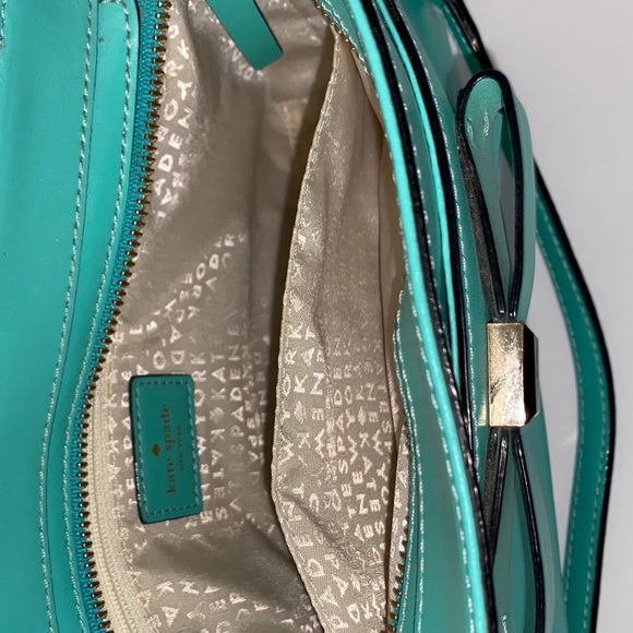 Kate Spade Angelica Crossbody Purse Tiffany Blue - Picture 10 of 11